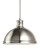 Pratt Street Metal Two Light Pendant in Brushed Nickel (1|65086EN3-962)