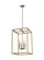 Moffet Street Four Light Hall / Foyer in Satin Brass (1|5134504EN-848)