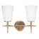 Driscoll Two Light Wall / Bath in Satin Brass (1|4440402-848)