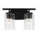 Oslo Two Light Wall / Bath in Midnight Black (1|41171-112)