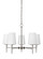 Driscoll Five Light Chandelier in Brushed Nickel (1|3140405-962)