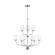 Windom Nine Light Chandelier in Brushed Nickel (1|3102809-962)