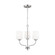 Windom Three Light Chandelier in Brushed Nickel (1|3102803-962)