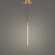 Jedi LED Mini Pendant in Aged Brass (34|PD-51315-AB)