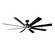Aura 72''Ceiling Fan in Brushed Nickel/Matte Black (441|FR-W2303-72L-BN/MB)