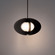 Echelon LED Pendant in Black (281|PD-94316-BK)