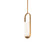 Rollins LED Mini Pendant in Aged Brass (281|PD-26316-AB)
