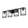 Astwood Four Light Vanity in Matte Black (47|48009)