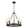 Rydell Five Light Chandelier in Matte Black (45|EC89766/5)