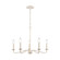 Quinn Five Light Chandelier in Antique White (45|EC89686/5)