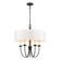 Neville Five Light Chandelier in Charcoal Black (45|89706/5)