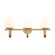 Caroline Three Light Vanity in Brushed Gold (45|89672/3)