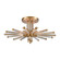 Serena Five Light Semi Flush Mount in Satin Brass (45|82294/5)