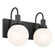 Hex Two Light Bath in Black (12|55150BK)