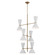 Phix 12 Light Foyer Chandelier in Champagne Bronze (12|52568CPZWH)