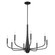 Deela Eight Light Chandelier in Black (12|52526BK)