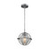 Aubridge One Light Mini Pendant in Weathered Zinc (45|16172/1)