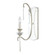 Celine One Light Wall Sconce in Antique Silver (65|4781AS-000)
