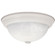 Flush Mounts Matte White Two Light Ceiling Fixture in Matte White (65|2711MW)