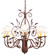 Bordeaux Eight Light Chandelier in Rust (57|260209)