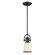 Brooksdale One Light Mini Pendant in Oil Rubbed Bronze (45|66671-1)