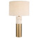 Gravitas One Light Table Lamp in Brushed Brass (52|30201-1)