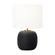 Fanny One Light Table Lamp in Rough Black Ceramic (454|HT1071RBC1)