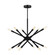 Eastyn 12 Light Chandelier in Midnight Black (454|CC16712MBK)