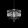 Bella Rose Five Light Chandelier in Ferro Black (53|TC1018N-59R)