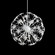 Esteracae Eight Light Pendant in Stainless Steel (53|DN1036N-401R)