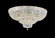 Petit Crystal Deluxe 21 Light Flush Mount in Silver (53|5898-40O)