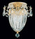 Bagatelle One Light Semi-Flush Mount in Antique Silver (53|1239-48R)