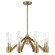 Rohe Eight Light Chandelier in Oxidized Brass (185|6518-AN-CL)