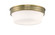 Galen Three Light Flush Mount in Antique Brass (185|5912-AN-MO)