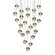 Grapes LED Pendant in Brass Finish (69|2918.14-LRG)