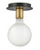 Bobbie LED Flush Mount in Lacquered Brass (531|83201LCB)