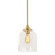 William One Light Pendant in Satin Brass (162|WMMP08MBSB)