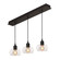 Laney Three Light Pendant in Black (162|LNYP07MBBKLNR3)