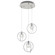 Jamie Three Light Pendant in Satin Nickel (162|JAMP12MBSNRND3)