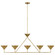 Orsay LED Linear Chandelier in Hand-Rubbed Antique Brass (268|PCD 5216HAB)