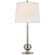 Comtesse LED Table Lamp in Polished Nickel (268|PCD 3100PN-L)