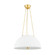Chiswick Three Light Pendant in Aged Brass (70|MDS1100-AGB/WP)