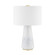 Saugerties One Light Table Lamp in Aged Brass/Gloss White Ash Ceramic (70|L1958-AGB/CWA)
