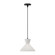 Betty One Light Pendant in Matte Black/Opal Glass (452|PD473710MBOP)