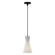 Betty One Light Pendant in Matte Black/Opal Glass (452|PD473706MBOP)