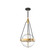 Harmony Three Light Pendant in Brushed Gold/ Clear Water Glass (452|PD406414BGWC)