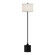 Issa One Light Floor Lamp in Matte Black/Ivory Linen (452|FL418761MBIL)