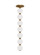Perle LED Pendant in Natural Brass (182|SLPD22630NBR-277)