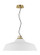 LED Pendant in Natural Brass (182|SLPD13127WNB)