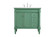 Lexington Single Bathroom Vanity in Vintage mint (173|VF13036VM-VW)